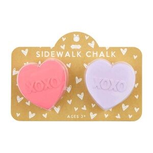 Mudpie heart shaped sidewalk chalk